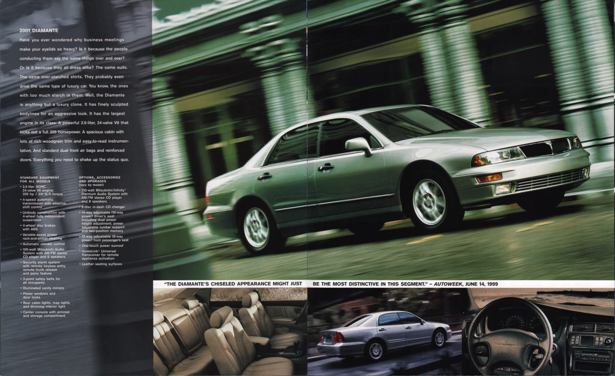 2001 Mitsubishi Full Line Brochure Page 5
